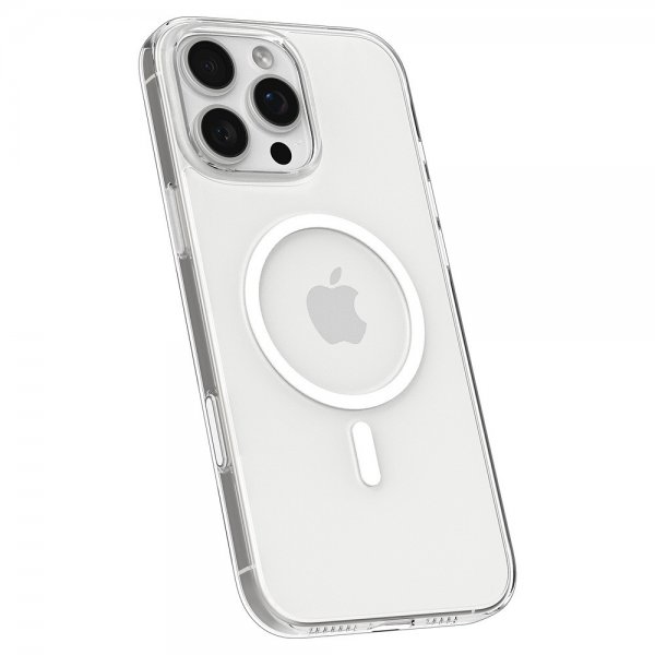 Spigen iPhone 16 Pro Deksel Thin Fit T MagFit Clear White