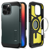 Spigen iPhone 16 Pro Deksel Tough Armor MagFit Abyss Green