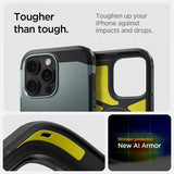 Spigen iPhone 16 Pro Deksel Tough Armor MagFit Abyss Green