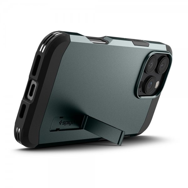 Spigen iPhone 16 Pro Deksel Tough Armor MagFit Abyss Green