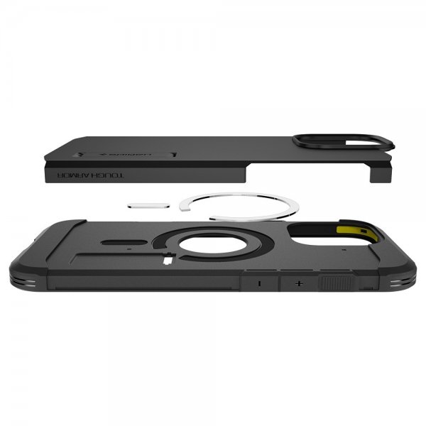 Spigen iPhone 16 Pro Deksel Tough Armor MagFit Svart