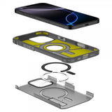 Spigen iPhone 16 Pro Deksel Tough Armor T MagFit Frost Black