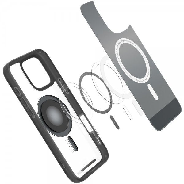 Spigen iPhone 16 Pro Deksel Ultra Hybrid Classic MagFit Svart