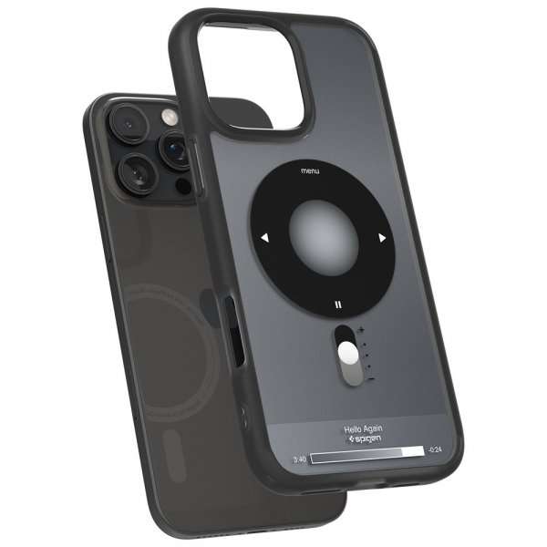 Spigen iPhone 16 Pro Deksel Ultra Hybrid Classic MagFit Svart