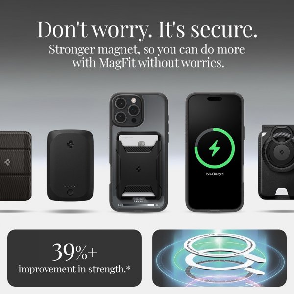 Spigen iPhone 16 Pro Deksel Ultra Hybrid Classic MagFit Svart