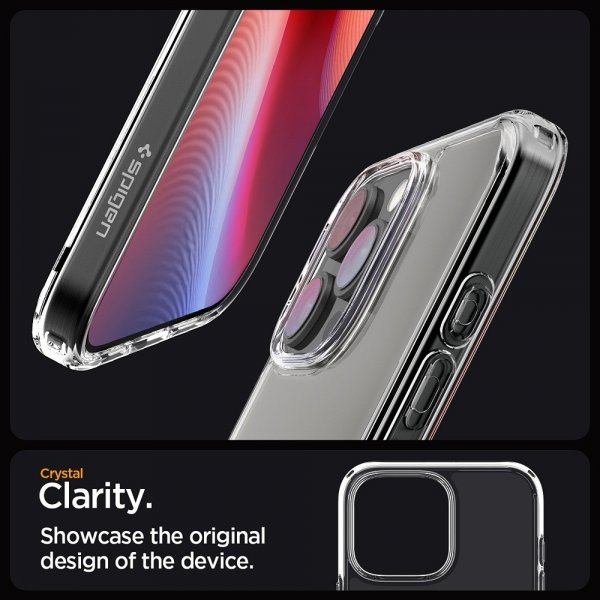 Spigen iPhone 16 Pro Deksel Ultra Hybrid Crystal Clear