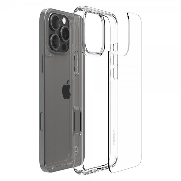 Spigen iPhone 16 Pro Deksel Ultra Hybrid Crystal Clear