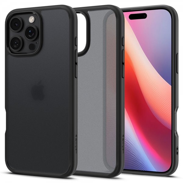 Spigen iPhone 16 Pro Deksel Ultra Hybrid Frost Black