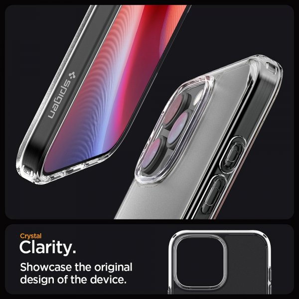 Spigen iPhone 16 Pro Deksel Ultra Hybrid Frost Clear