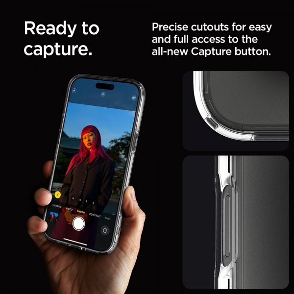 Spigen iPhone 16 Pro Deksel Ultra Hybrid Frost Clear