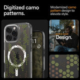 Spigen iPhone 16 Pro Deksel Ultra Hybrid MagFit Digital Camo