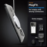 Spigen iPhone 16 Pro Deksel Ultra Hybrid MagFit Graphite