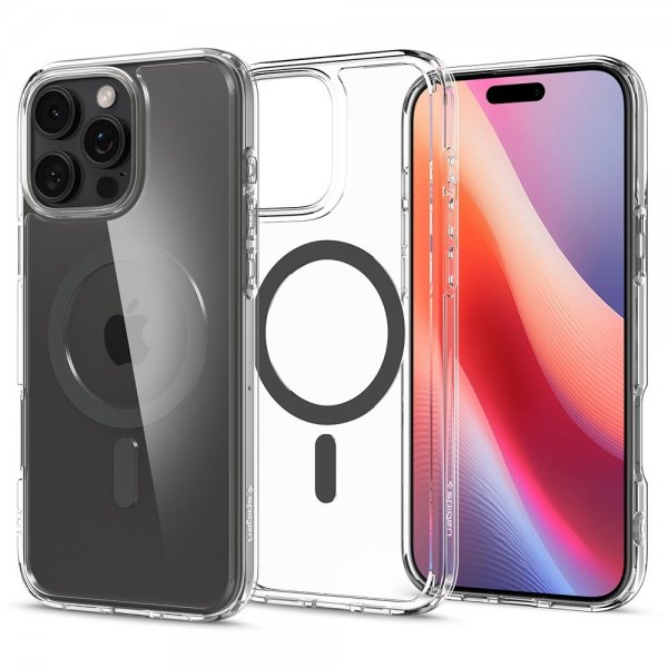 Spigen iPhone 16 Pro Deksel Ultra Hybrid MagFit Graphite