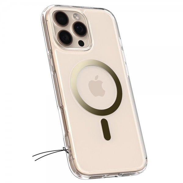 Spigen iPhone 16 Pro Deksel Ultra Hybrid MagFit Gull