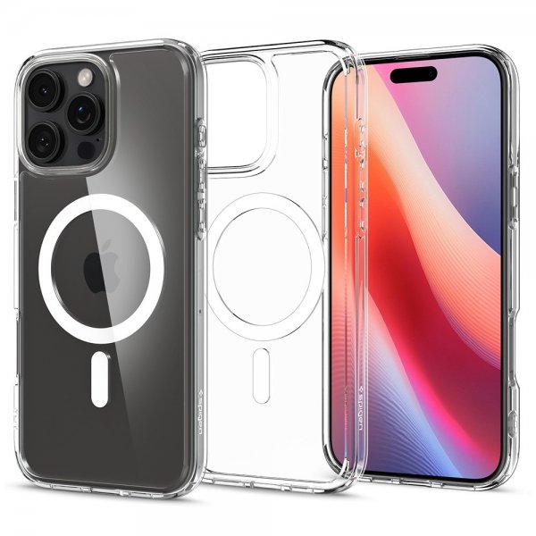Spigen iPhone 16 Pro Deksel Ultra Hybrid MagFit Hvit