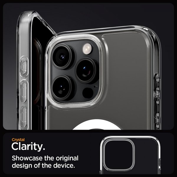 Spigen iPhone 16 Pro Deksel Ultra Hybrid MagFit Hvit