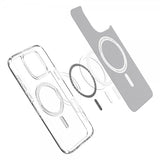 Spigen iPhone 16 Pro Deksel Ultra Hybrid MagFit Hvit