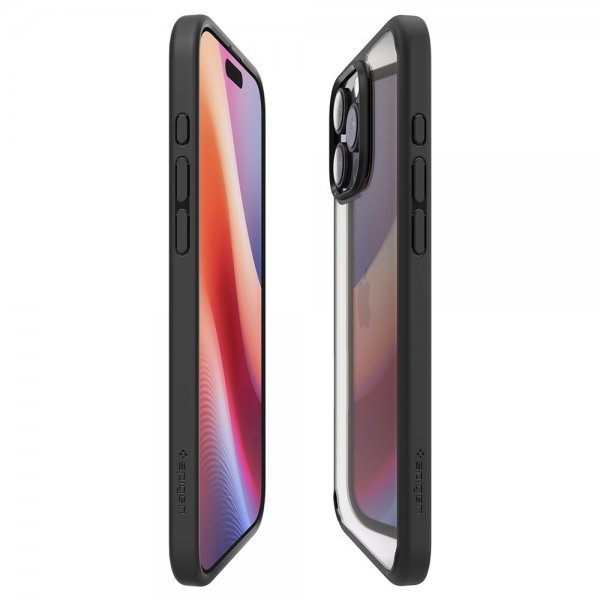 Spigen iPhone 16 Pro Deksel Ultra Hybrid Matte Svart