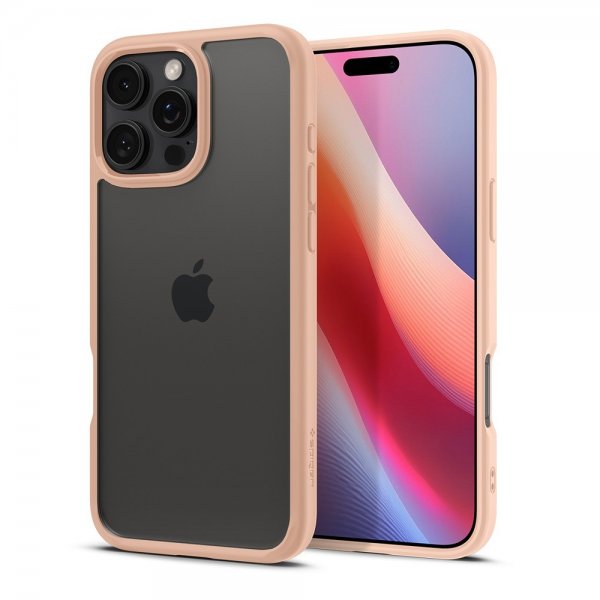 Spigen iPhone 16 Pro Deksel Ultra Hybrid Rose Titanium