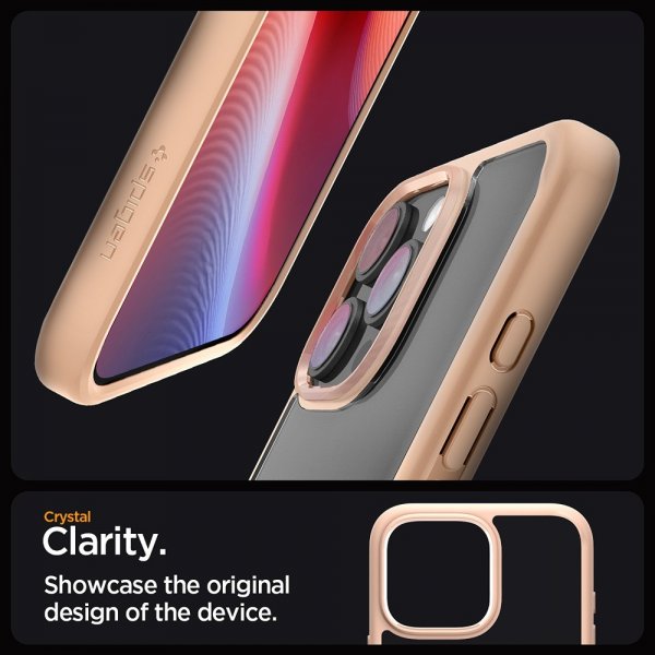 Spigen iPhone 16 Pro Deksel Ultra Hybrid Rose Titanium