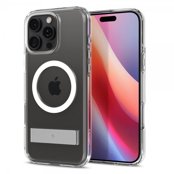 Spigen iPhone 16 Pro Deksel Ultra Hybrid S MagFit Crystal Clear