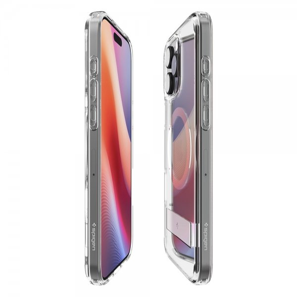 Spigen iPhone 16 Pro Deksel Ultra Hybrid S MagFit Crystal Clear