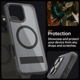 Spigen iPhone 16 Pro Deksel Ultra Hybrid S MagFit Frost Black