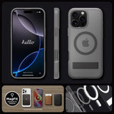 Spigen iPhone 16 Pro Deksel Ultra Hybrid S MagFit Frost Gray