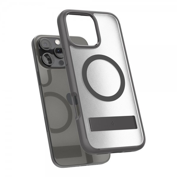 Spigen iPhone 16 Pro Deksel Ultra Hybrid S MagFit Frost Gray