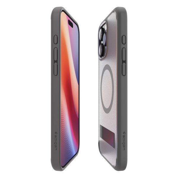 Spigen iPhone 16 Pro Deksel Ultra Hybrid S MagFit Frost Gray