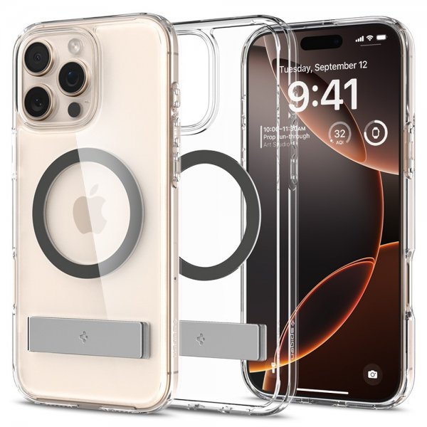 Spigen iPhone 16 Pro Deksel Ultra Hybrid S MagFit Graphite