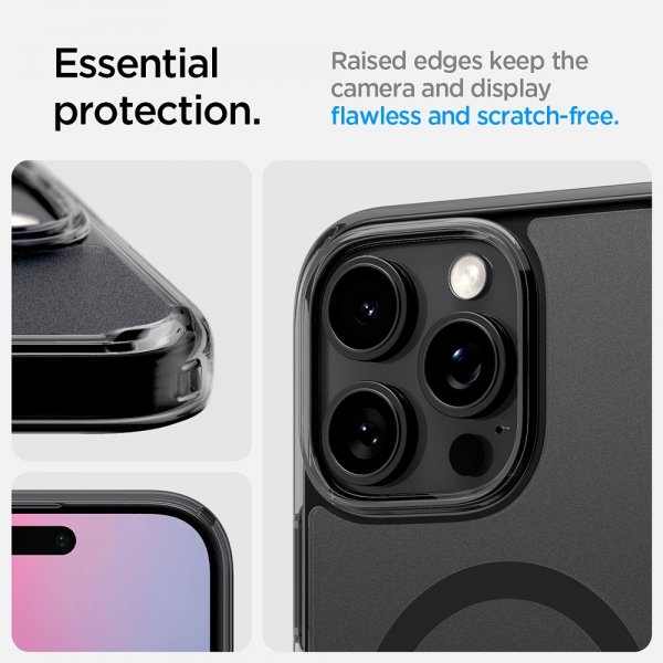 Spigen iPhone 16 Pro Deksel Ultra Hybrid T MagFit Frost Black