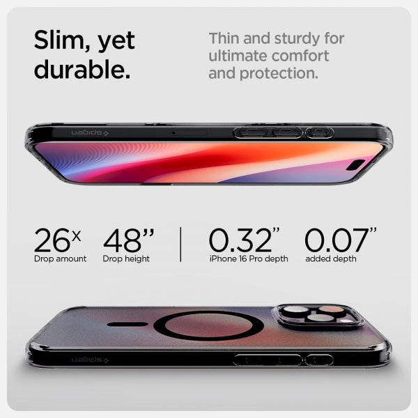 Spigen iPhone 16 Pro Deksel Ultra Hybrid T MagFit Frost Black