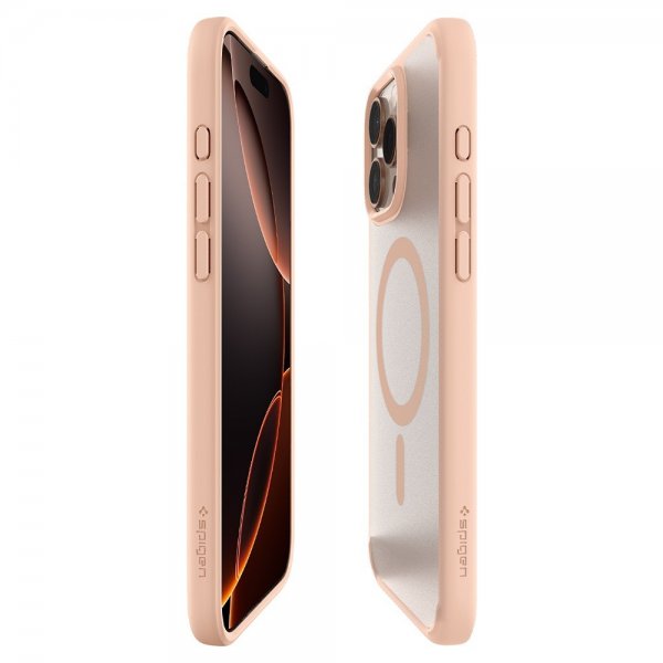 Spigen iPhone 16 Pro Deksel Ultra Hybrid T MagFit Frost Rose Titanium