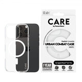 CARE by PanzerGlass iPhone 16 Pro Deksel Urban Combat MagSafe Hvit