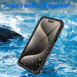Redpepper iPhone 16 Pro Deksel Vanntett IP68 Svart