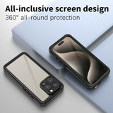 Redpepper iPhone 16 Pro Deksel Vanntett IP68 Svart