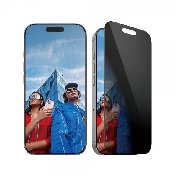 PanzerGlass iPhone 16 Pro Skjermbeskytter Ultra-Wide Fit Privacy EasyAligner