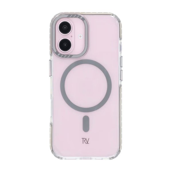 Rvelon iPhone 16 Deksel TPU MagSafe Grå