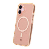 Rvelon iPhone 16 Deksel Glitter MagSafe Gull