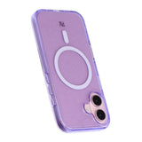Rvelon iPhone 16 Deksel Glitter MagSafe Lilla