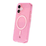 Rvelon iPhone 16 Deksel Glitter MagSafe Rosa