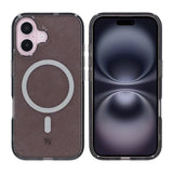 Rvelon iPhone 16 Deksel Glitter MagSafe Svart