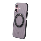 Rvelon iPhone 16 Deksel Roterbart Stativ Svart