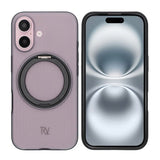 Rvelon iPhone 16 Deksel Roterbart Stativ Svart