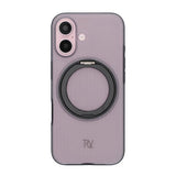 Rvelon iPhone 16 Deksel Roterbart Stativ Svart