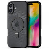 Dux Ducis iPhone 16 Deksel Aimo Series MagSafe Kickstand Svart