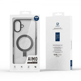 Dux Ducis iPhone 16 Deksel Aimo Series MagSafe Kickstand Svart