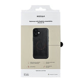 Buffalo iPhone 16 Deksel Ekte skinn MagSeries Svart