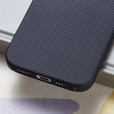 iPhone 16 Deksel Aramidfiber MagSafe Svart